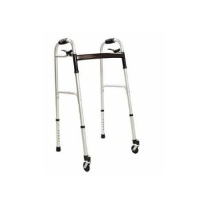 Deambulatore Push-Down con 2 ruote e 2 puntali